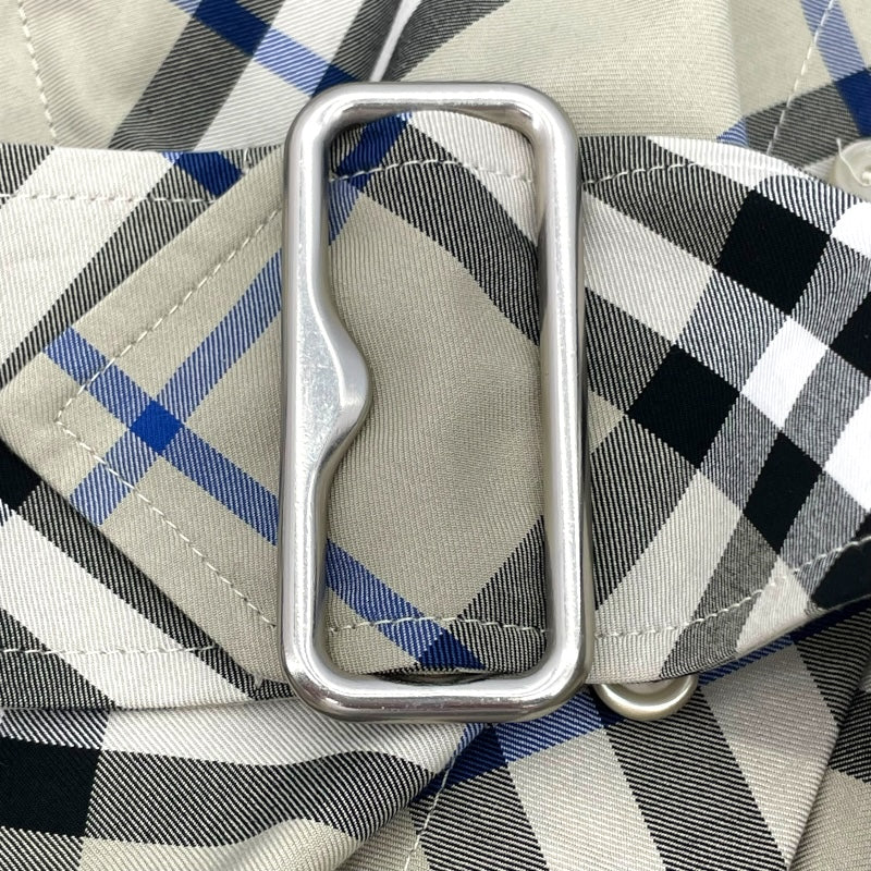 バーバリー BURBERRY チェックシャツワンピース 8090717 グレー コットン レディース ワンピース