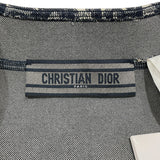 クリスチャン・ディオール Christian Dior オブリーク総柄ノースリーブワンピース 143R04A4040 ネイビー ナイロン レディース ワンピース