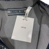 クリスチャン・ディオール Christian Dior オブリーク総柄ノースリーブワンピース 143R04A4040 ネイビー ナイロン レディース ワンピース