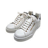 ドルチェ＆ガッバーナ Dolce & Gabbana ポルトフィーノローカットスニーカー CK1602 ホワイト レザー レディース スニーカー