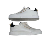 ドルチェ＆ガッバーナ Dolce & Gabbana ポルトフィーノローカットスニーカー CK1602 ホワイト レザー レディース スニーカー