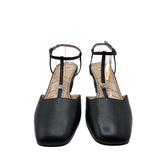 グッチ GUCCI GGロゴストラップパンプス 723446 ブラック×SV金具 レザー レディース パンプス