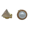 エテ ete トライアングルモチーフ・パールピアス ゴールド k18 パール ジュエリー