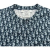 クリスチャン・ディオール Christian Dior トロッター柄半袖Tシャツ 2P12155050 ブルー コットン レディース 半袖Ｔシャツ