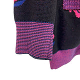 サンローラン SAINT LAURENT 花柄　ニットカーディガン　2015AW 408948 ブラック/ピンク ウール ウール メンズ カーディガン