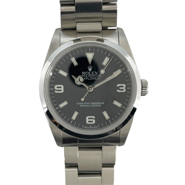 ロレックス ROLEX エクスプローラー1 14270 ブラック SS メンズ 腕時計