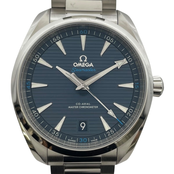 オメガ OMEGA シーマスター アクアテラ 150M コーアクシャル マスタークロノメーター 220.10.41.21.03.001 ブルー SS メンズ 腕時計