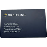 ブライトリング BREITLING スーパーオーシャン オートマチック36 A17377 ライトブルー ステンレススチール 自動巻き メンズ 腕時計