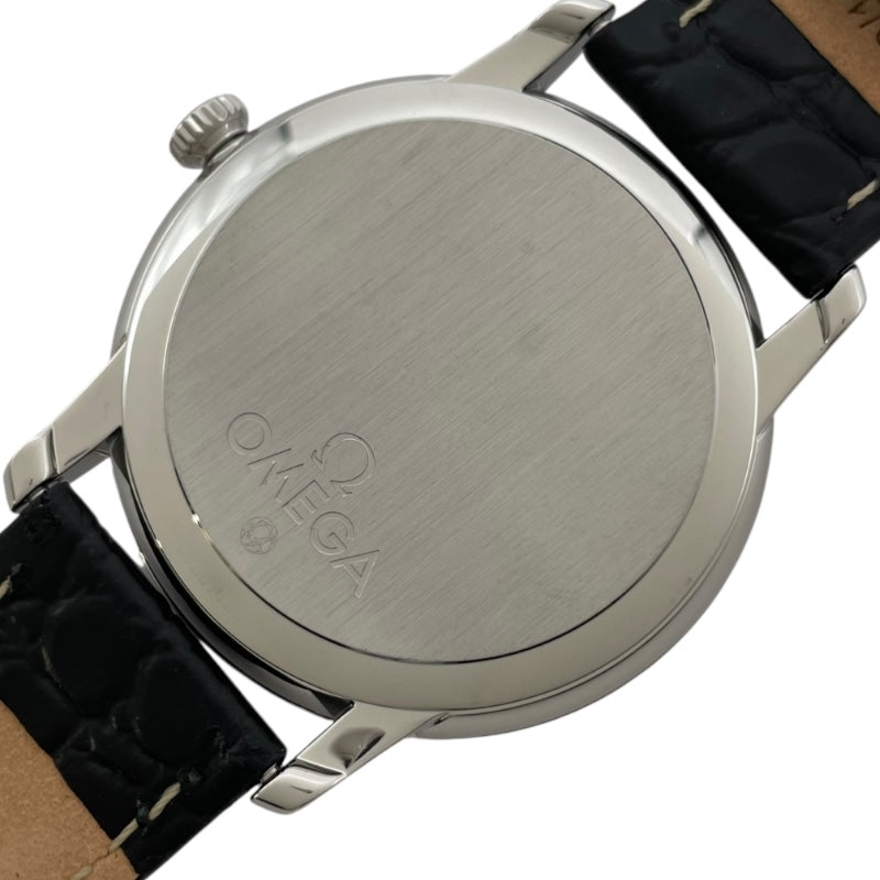 オメガ OMEGA デビル プレステージ コーアクシャル クロノメーター 424.13.40.20.02.001 アイボリー SS 自動巻き メンズ 腕時計