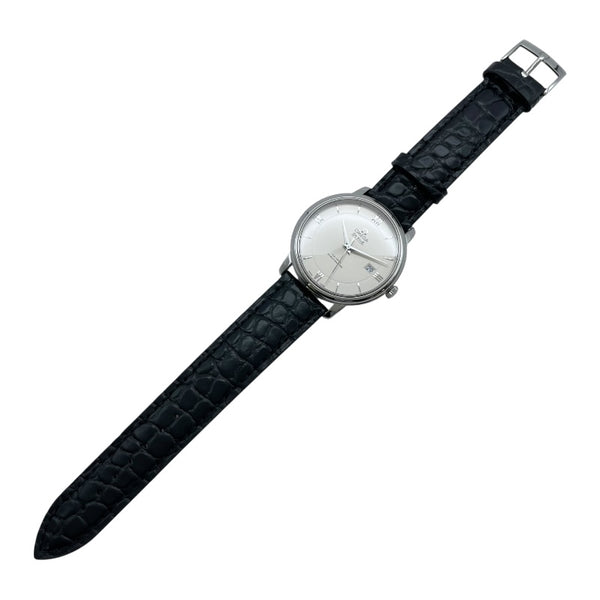オメガ OMEGA デビル プレステージ コーアクシャル クロノメーター 424.13.40.20.02.001 アイボリー SS 自動巻き メンズ 腕時計