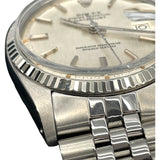 ロレックス ROLEX デイトジャストモザイク 1601 シルバー WG/SS メンズ 腕時計