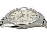 ロレックス ROLEX デイトジャストモザイク 1601 シルバー WG/SS メンズ 腕時計