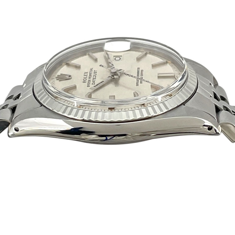 ロレックス ROLEX デイトジャストモザイク 1601 シルバー WG/SS メンズ 腕時計