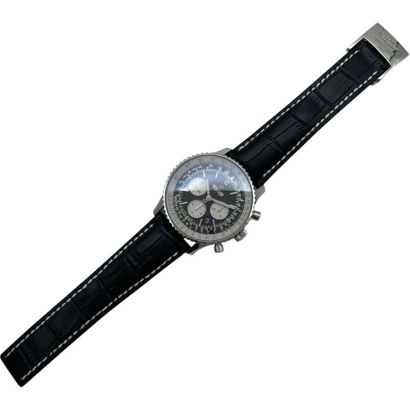 ブライトリング BREITLING ナビタイマーB01 クロノグラフ AB0127 ブラック SS 自動巻き メンズ 腕時計