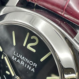 パネライ PANERAI ルミノールマリーナ オートマティック 44mm PAM00104 ブラック SS 自動巻き メンズ 腕時計