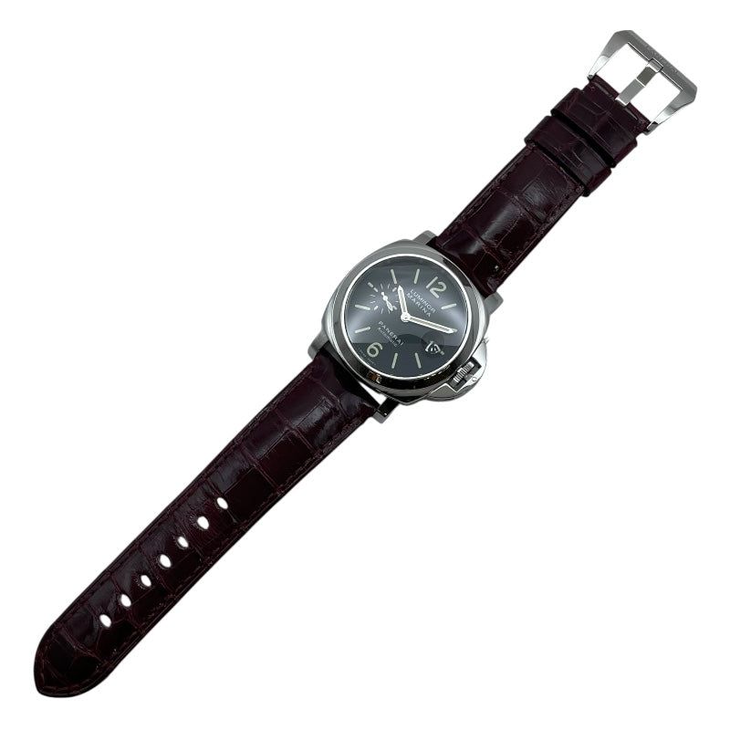 パネライ PANERAI ルミノールマリーナ オートマティック 44mm PAM00104 ブラック SS 自動巻き メンズ 腕時計