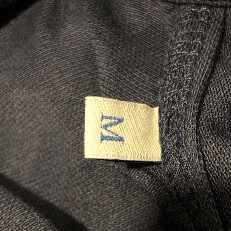 モンクレール MONCLER ロゴワッペン総柄半袖ポロシャツ ネイビー コットン メンズ ポロシャツ