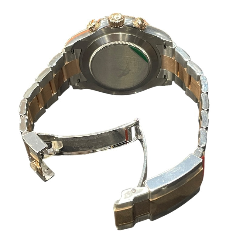 ロレックス ROLEX ヨットマスター2 116681 ホワイト K18PG/SS メンズ 腕時計