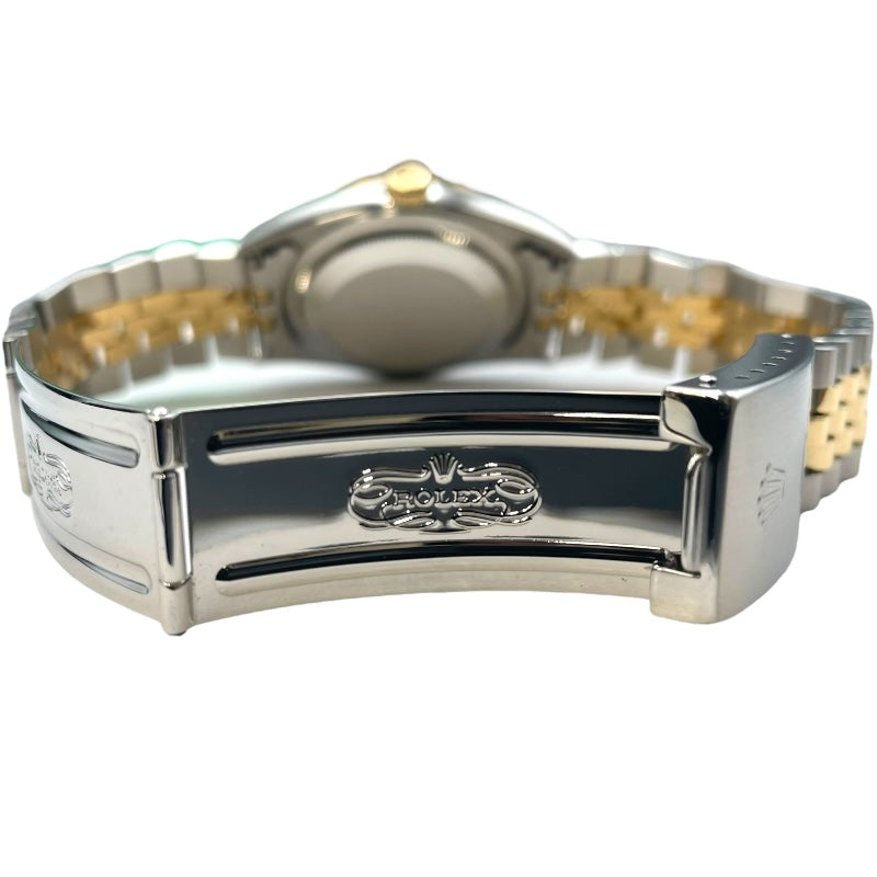 ロレックス ROLEX デイトジャスト36 ピラミッド 16233 ホワイト K18YG/SS メンズ 腕時計