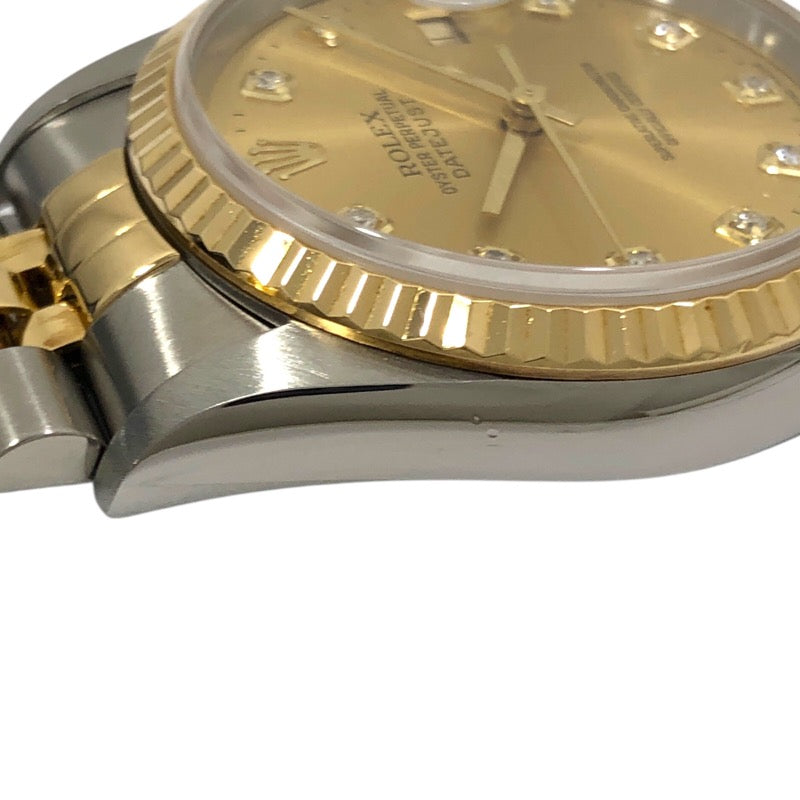 ロレックス ROLEX デイトジャスト K番 116233G シャンパンゴールド SS/K18YG メンズ 腕時計
