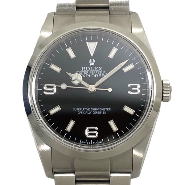 ロレックス ROLEX エクスプローラー1 V番 114270 ブラック SS メンズ 腕時計