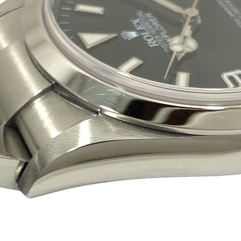ロレックス ROLEX エクスプローラー1 V番 114270 ブラック SS メンズ 腕時計