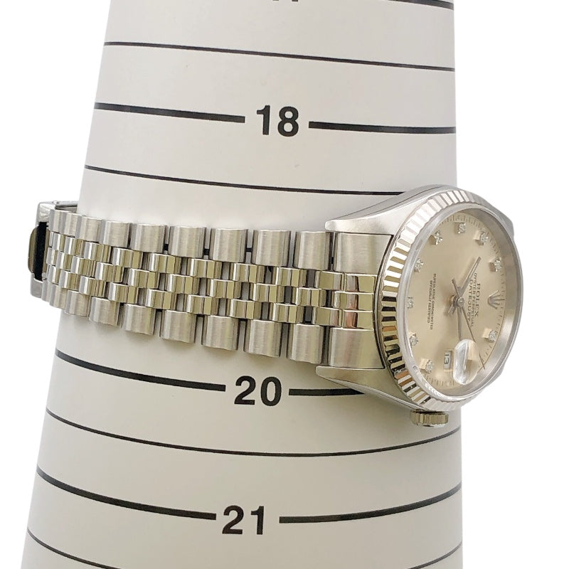 ロレックス ROLEX デイトジャスト 16234G シルバー WG/SS メンズ 腕時計