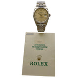 ロレックス ROLEX デイトジャスト 16234G シルバー WG/SS メンズ 腕時計