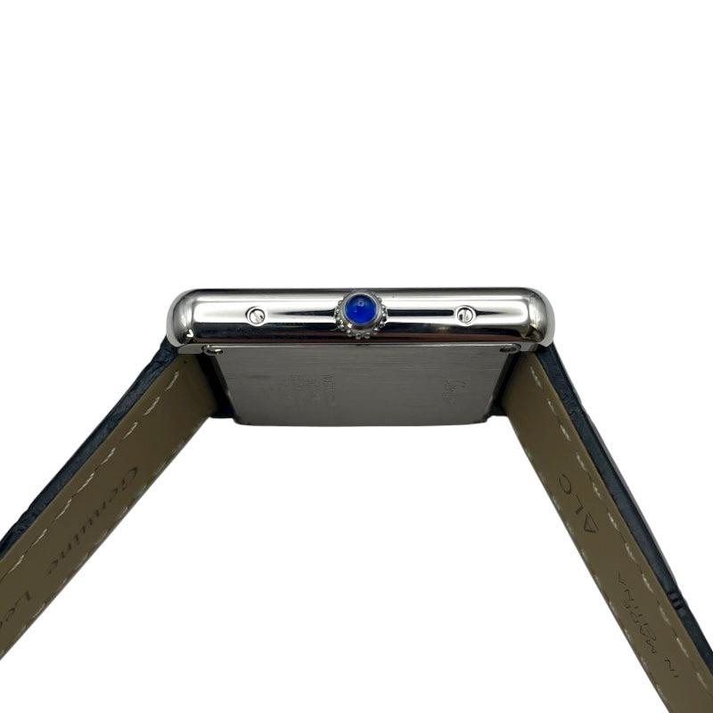 カルティエ Cartier タンク ソロ LM W5200003 ホワイト SS メンズ 腕時計