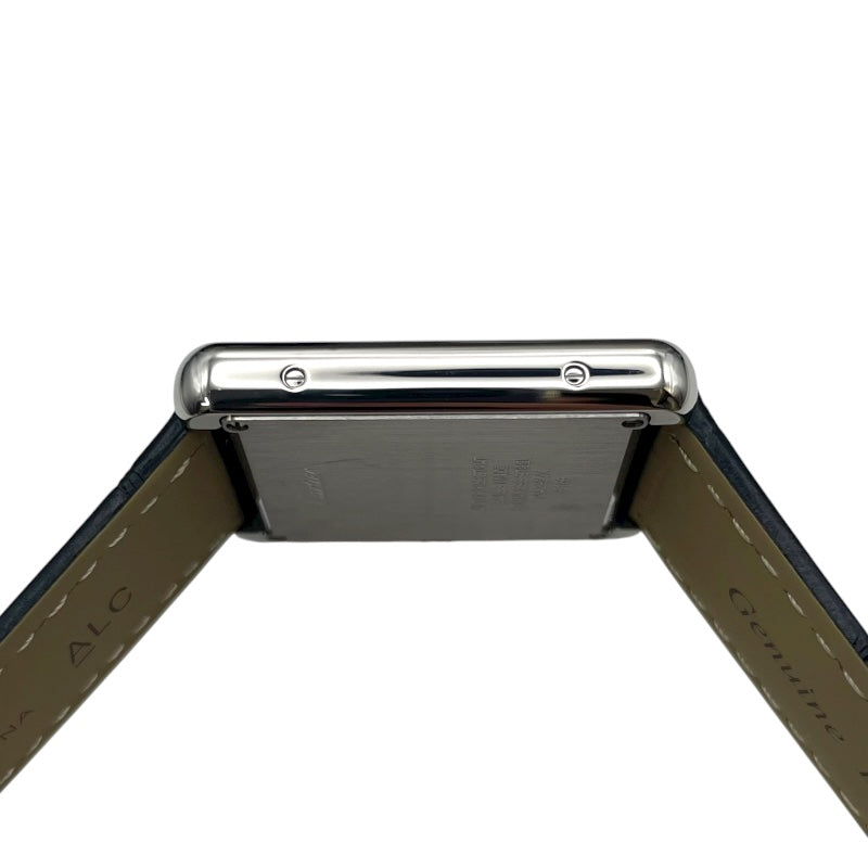 カルティエ Cartier タンク ソロ LM W5200003 ホワイト SS メンズ 腕時計