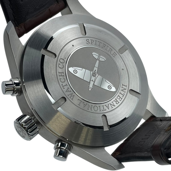 インターナショナルウォッチカンパニー IWC パイロットウォッチ スピットファイア クロノグラフ IW387802 グレー SS 自動巻き メンズ 腕時計