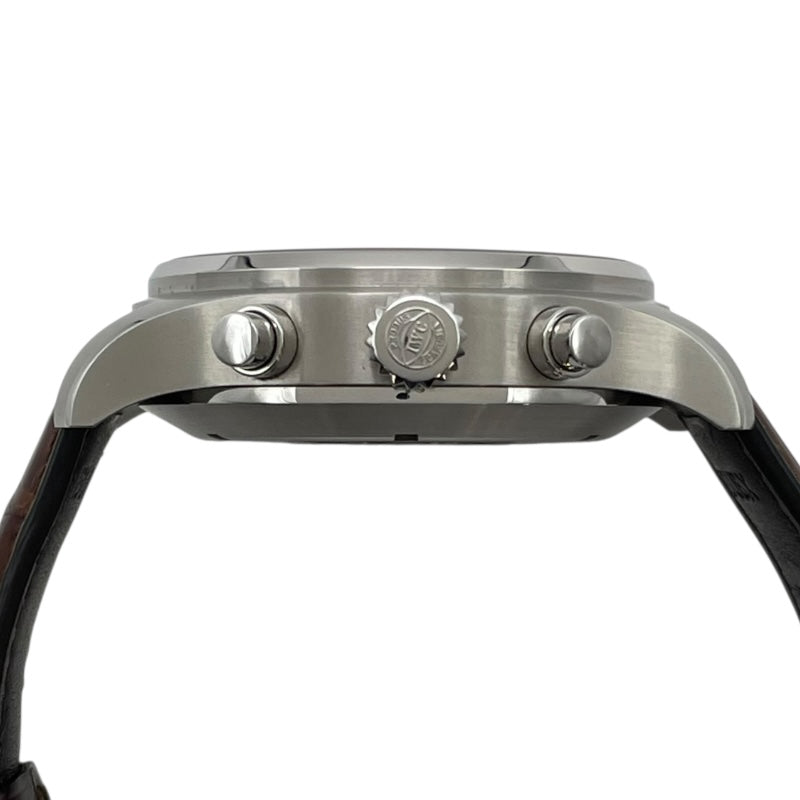 インターナショナルウォッチカンパニー IWC パイロットウォッチ スピットファイア クロノグラフ IW387802 グレー SS 自動巻き メンズ 腕時計