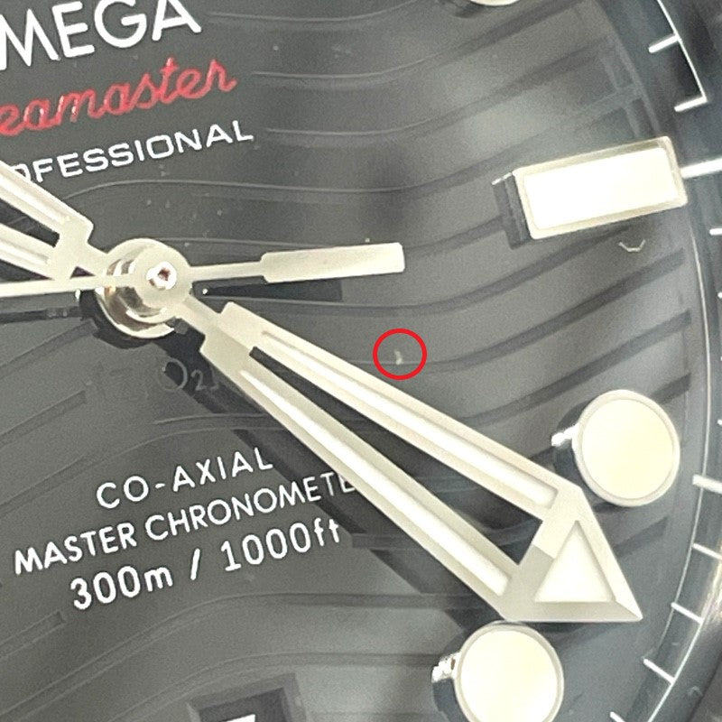 オメガ OMEGA シーマスター ダイバー 300M コーアクシャル マスタークロノメーター 210.30.42.20.01.001 ブラック SS メンズ 腕時計