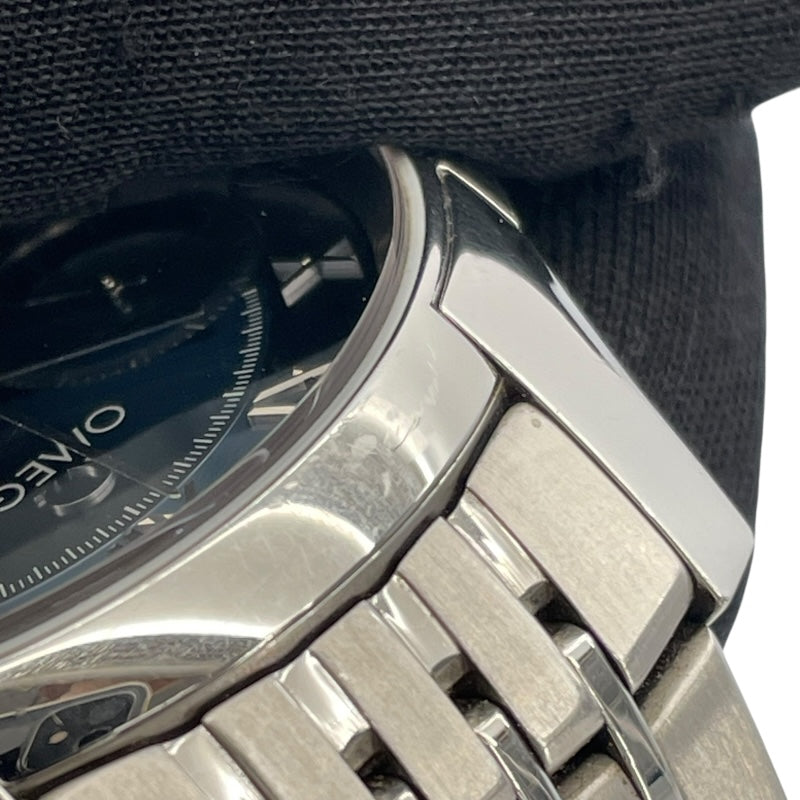 オメガ OMEGA デビル コーアクシャル クロノ 431.10.42.51.03.0.001 ブルー SS 自動巻き メンズ 腕時計