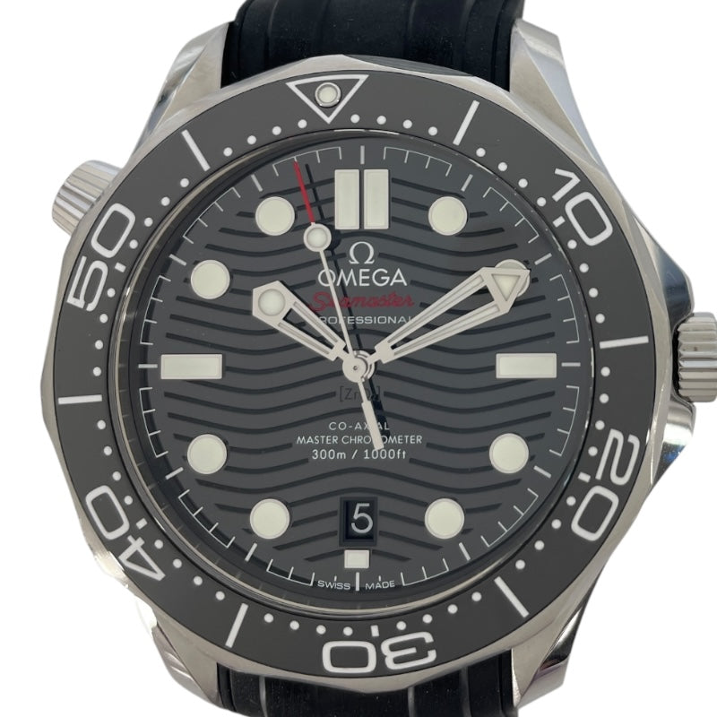オメガ OMEGA シーマスター300 コーアクシャル マスタークロノメーター 210.32.42.20.01.001 ブラック SS メンズ 腕時計