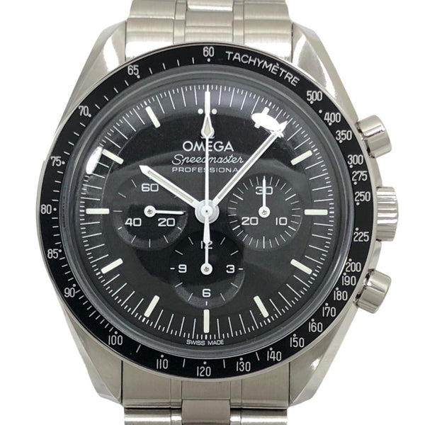 オメガ OMEGA スピードマスター ムーンウォッチ プロフェッショナル コーアクシャル クロノメーター 310.30.42.50.01.001 ブラック SS メンズ 腕時計