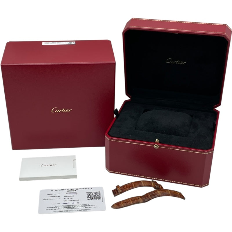 カルティエ Cartier タンク ルイ カルティエ SM W1529856 アイボリー K18YG クオーツ レディース 腕時計