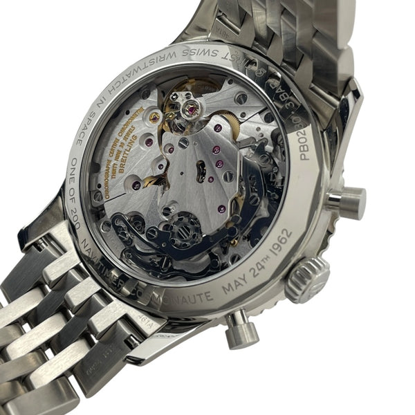 ブライトリング BREITLING ナビタイマー B02 クロノグラフ41 コスモノート ジャパンリミテッド PB0230 グレー SS/PT メンズ 腕時計