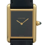 カルティエ Cartier タンク ルイ カルティエ LM WGTA0091 ブラック K18YG ユニセックス 腕時計