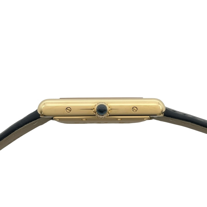 カルティエ Cartier タンク ルイ カルティエ LM WGTA0091 ブラック K18YG ユニセックス 腕時計