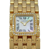 カルティエ Cartier ミニパンテール リュバン ホワイトシェル WG3001T7 ホワイトシェル K18YG レディース 腕時計