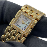 カルティエ Cartier ミニパンテール リュバン ホワイトシェル WG3001T7 ホワイトシェル K18YG レディース 腕時計