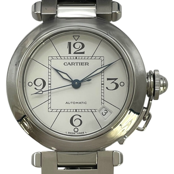 カルティエ Cartier パシャC W31074M7 ホワイト SS ボーイズ 腕時計
