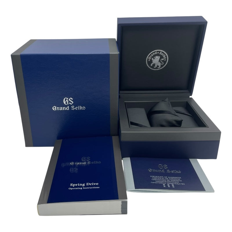 グランドセイコー Grand Seiko エレガンス コレクション スプリングドライブ SBGE271 良夜 ブラック SS 自動巻き メンズ 腕時計