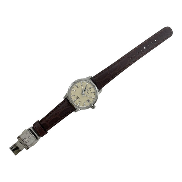 グランドセイコー Grand Seiko エレガンス コレクション 9Sメカニカル GMT SBGM221 アイボリー SS 自動巻き メンズ 腕時計