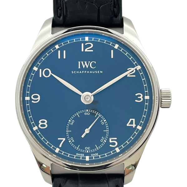 インターナショナルウォッチカンパニー IWC ポルトキーゼ オートマティック 40 IW358305 ブルー SS メンズ 腕時計
