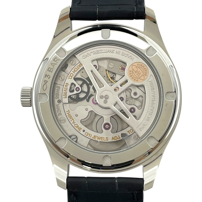 インターナショナルウォッチカンパニー IWC ポルトキーゼ オートマティック 40 IW358305 ブルー SS メンズ 腕時計