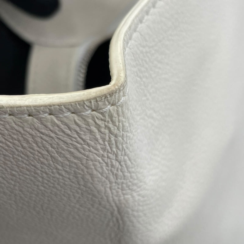バレンシアガ BALENCIAGA イーストウエスト ショッピングバッグL 482543 ホワイト レザー レディース トートバッグ