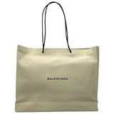バレンシアガ BALENCIAGA イーストウエスト ショッピングバッグL 482543 ホワイト レザー レディース トートバッグ