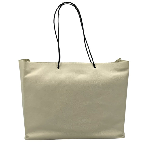 バレンシアガ BALENCIAGA イーストウエスト ショッピングバッグL 482543 ホワイト レザー レディース トートバッグ
